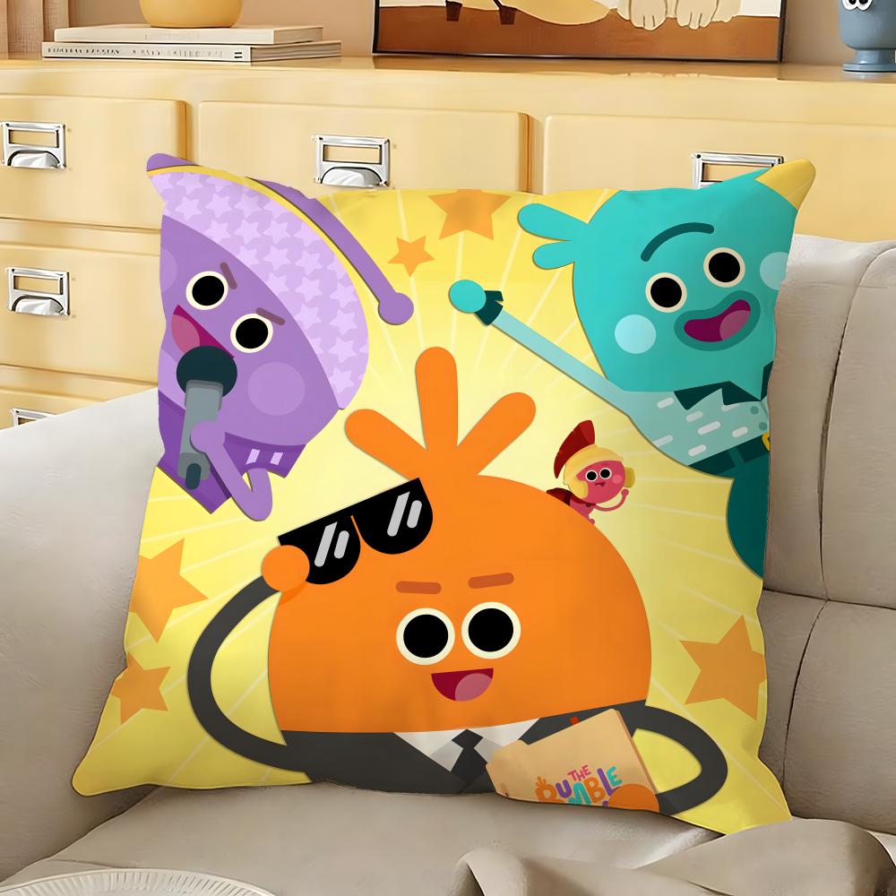 

The Bumble anime NNums Cushion Cover Soft Durable Reversible Pillow Cover Home Car MultiScene Daily Comfort Pillowcase 30X30cm
