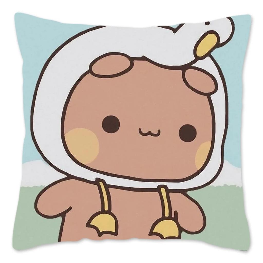 Povlak na polštář Bubu a Dudu Domácí dekorace Polyesterový povlak na polštář na pohovku Povlak na ozdobný polštář Zábavný Roztomilý Potisk Panda Medvědů