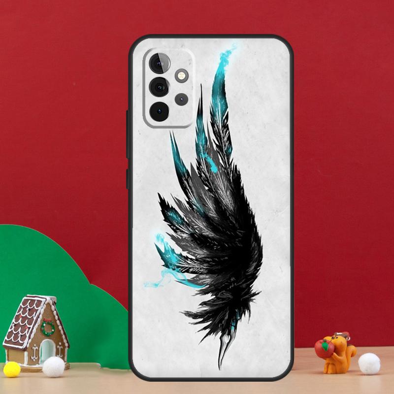 Fantasy Angel Girl Wings Case For Samsung Galaxy A17 A06 A16 A56 A36 A54 A34 A14 A52 A32 A13 A23 A33 A53 A15 A35 A55