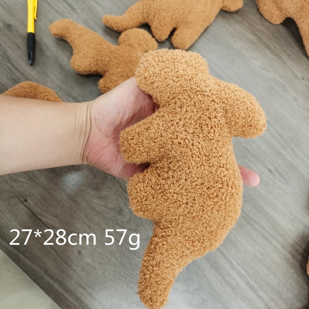 Dinosaur Chicken Nugget Doll Pillow Stegosaurus Tyrannosaurus Plush Toy