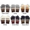 Women Men Elastic Thick Winter Gloves Full Finger Gloves Touch Screen Mittens Knitted