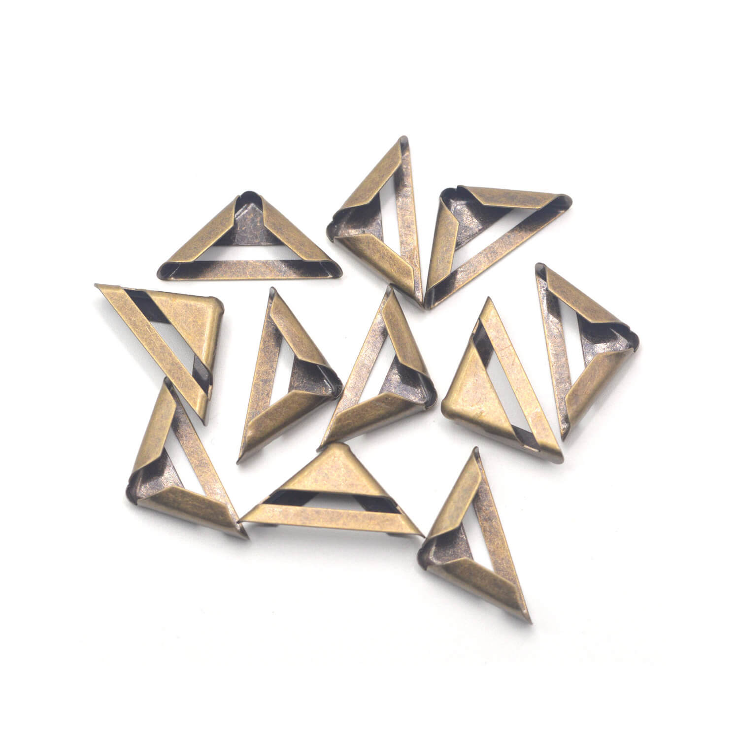 

30 шт. Защитные уголки для книжных рамок, скрапбукинговые альбомы, декоративные уголки #3 - 23x17x4.8mm