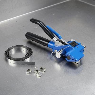 Edelstahl-Umreifungswerkzeug Strapazierfähiges Bandbefestigungswerkzeug Metall-Spanner für