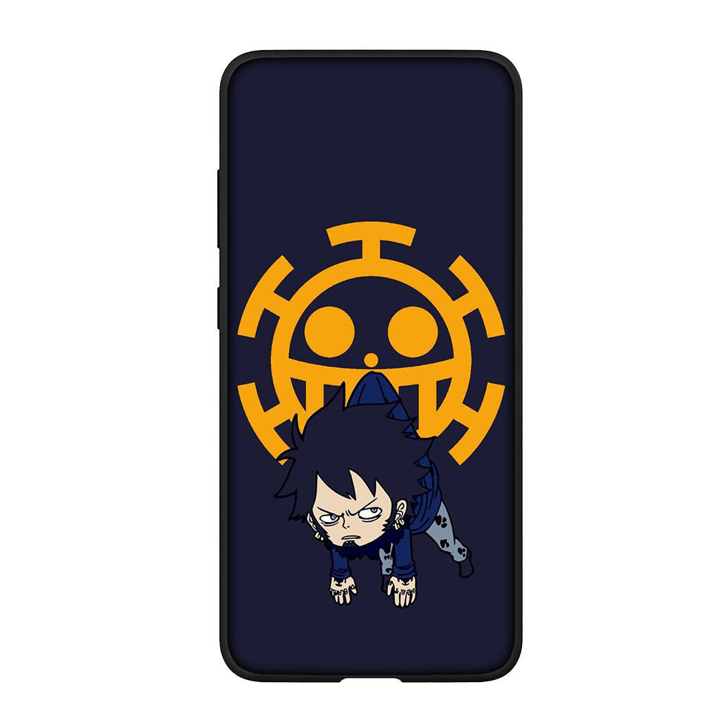 For Samsung Galaxy S25 S24 S23 iPhone 17 16 15 Xiaomi Redmi Note 14 13 12 Plus Pro Max XR Phone Case Luffy One Piece Trafalgar Law OPPO Huawei Cover