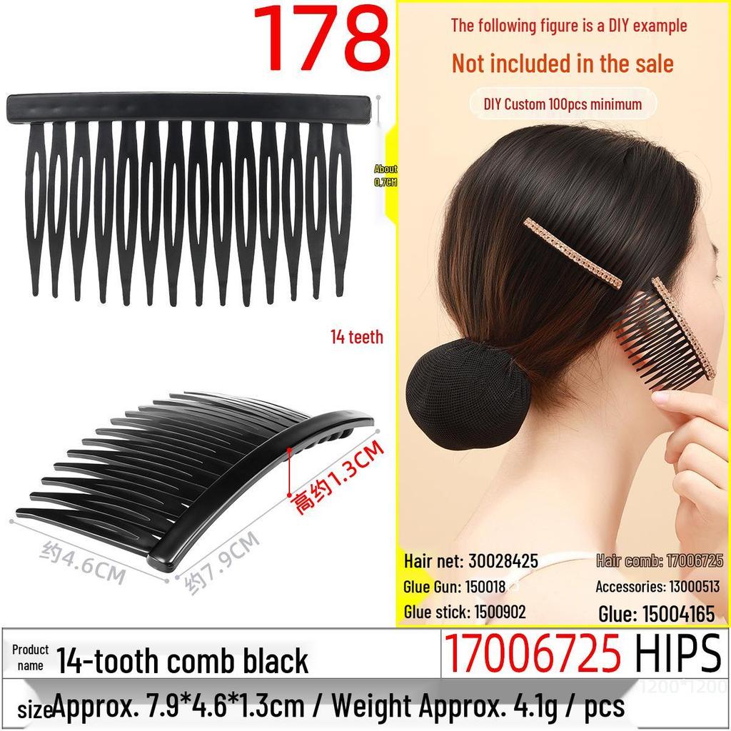 Magic Double Row Elastic Hair Comb Insert for Unique DIY Styling