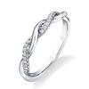 2025 Minimalist Simple Finger Ring Band For Girl With Micro Paved Fashion Twist Winding Pattern Design Engagement Rings