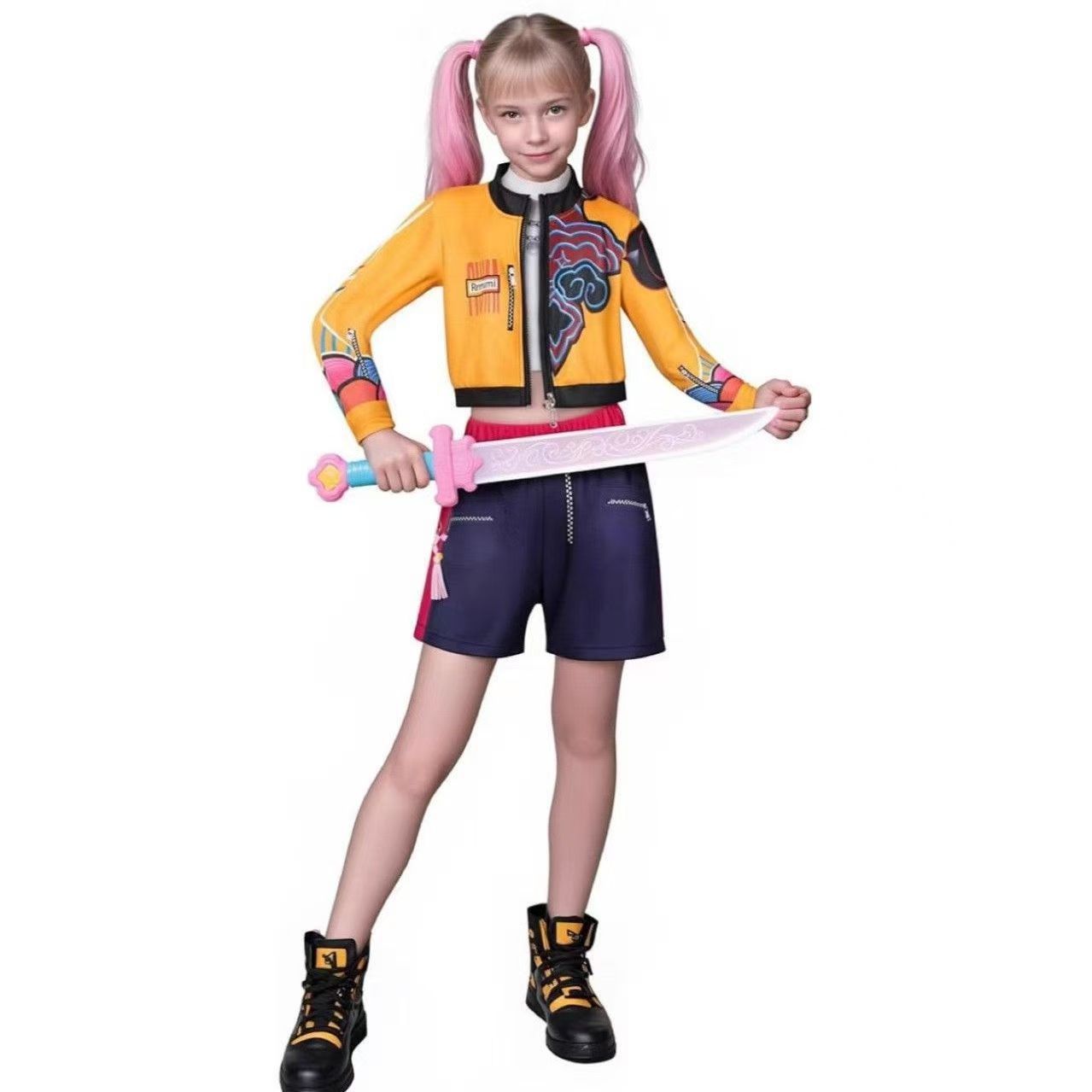 Children adult witch hunters cos costume halloween rumi razoe cosplay two-dimensional role play 100