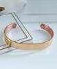 Sabona London 516 Gold Plated Plain Copper Magnet Bangle