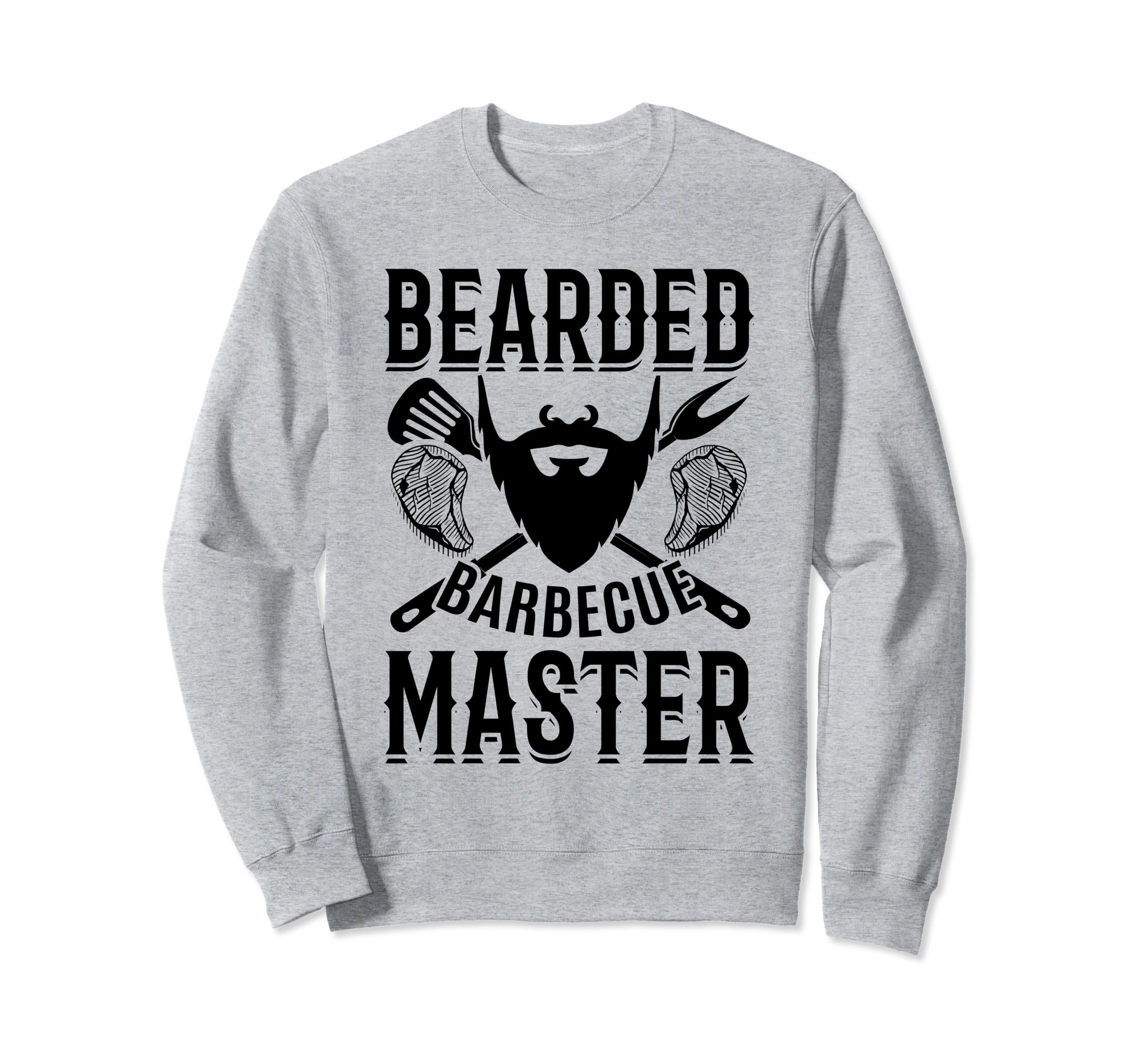 Beard Shaving BBQ BBQ BBQ Smoker Trainer Master, Chef, Chef, серый