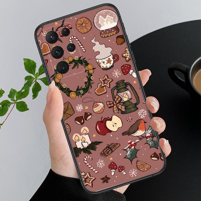 

Christmas Aesthetic Cartoon Phone Case For Samsung A55 A16 A56 A36 A35 A15 A53 A54 A33 A34 A25 A05S A52 A52S A14 A24 A26 A71 A15