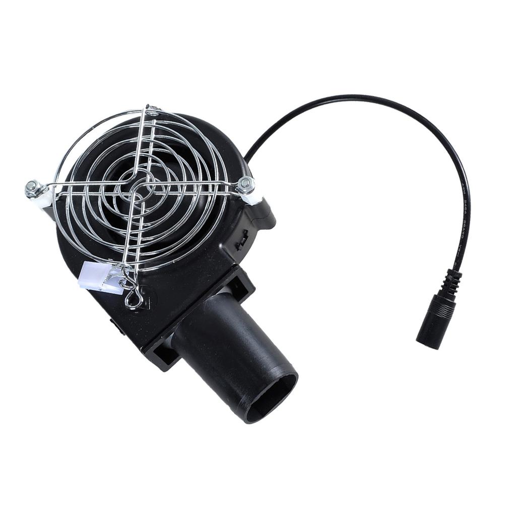 Camping Cooking Air Blower Fan 12V 5.5x2.1mm Double Balls Bearing for DIYer Cooling BBQ Grill Projects Adjustable Speed