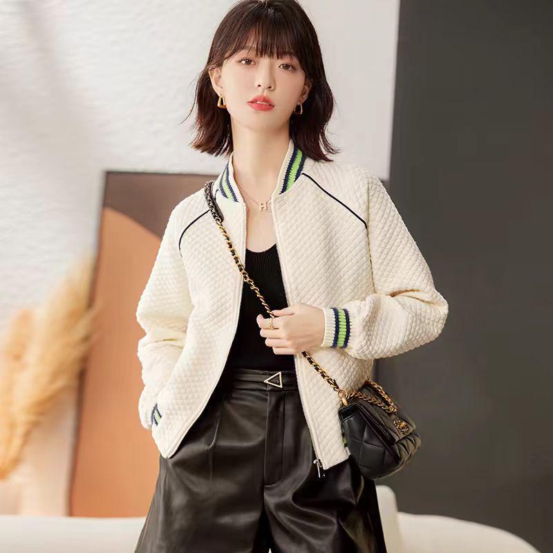 2024 Spring/Autumn Women's Short Baseball Jacket