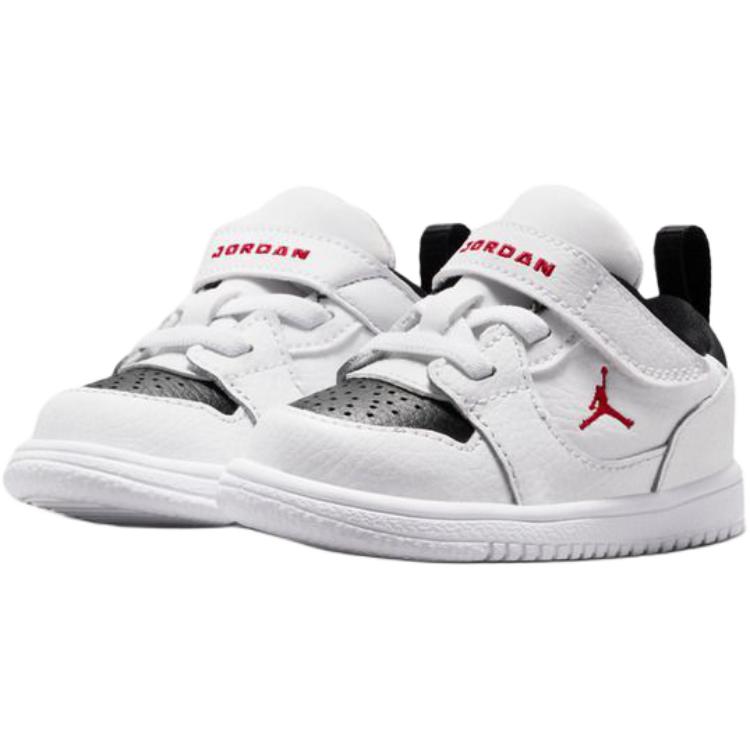 Jordan Access Court Comfortable Soft Low Top Walker Shoes Baby sneaker White IQ6047-102