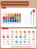 12/20/24/60 Color Solid Watercolor Paint Set Metallic Glitter Pearlescent Watercolor Pigments for Drawing Art Paint Supplies