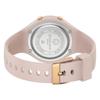 GOLDEN HOUR Waterproof Sports Ladies Digital Chronograph Watch Silicone Strap Rose Gold Starlight Milk White Modern