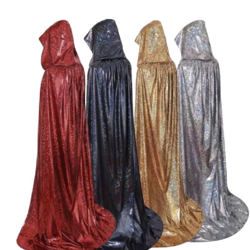 Elegancki Długi Płaszcz z Kapturem Lekki Na Wiosnę i Lato Kostiumy Cosplay