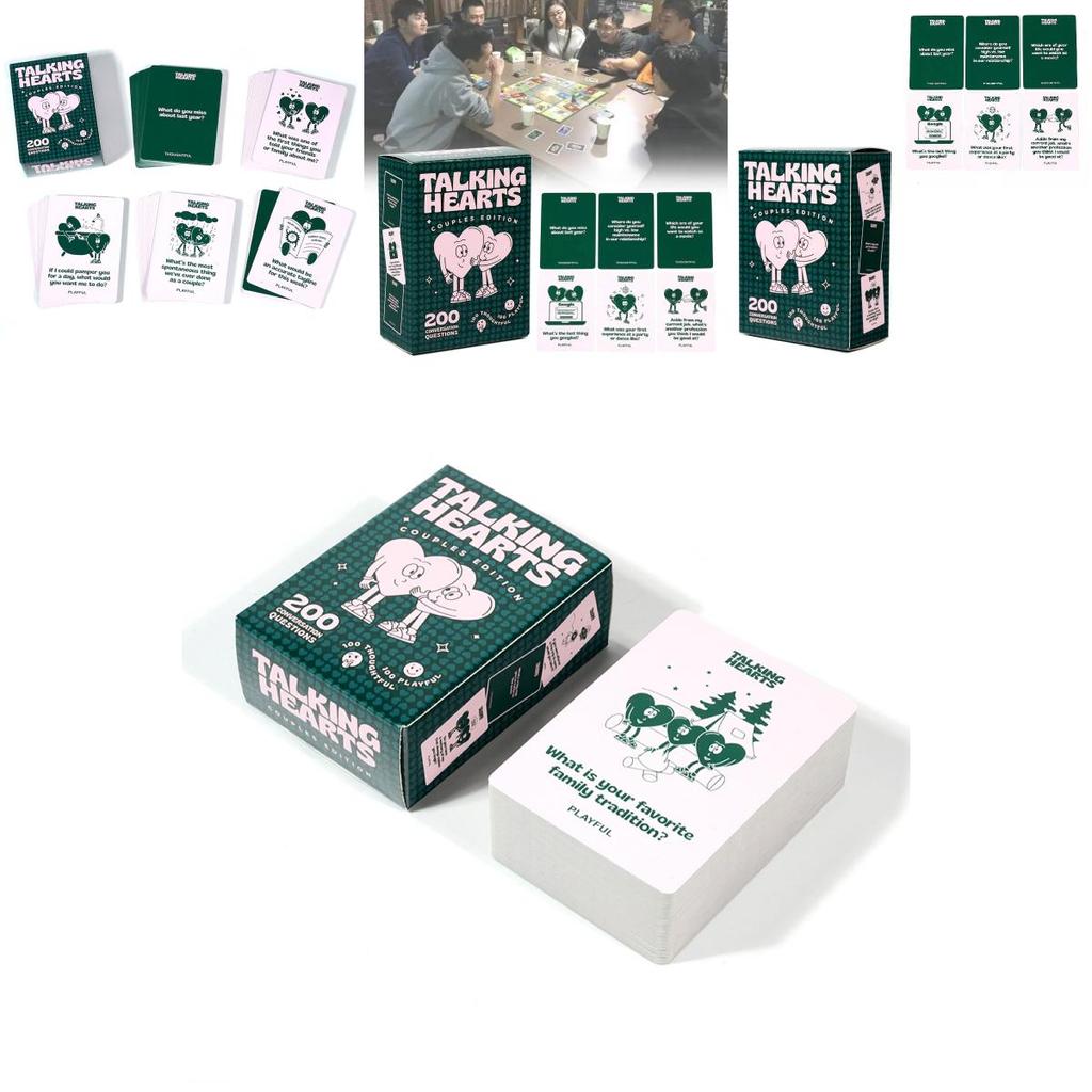 Engaging English Version Talking Hearts Strategy Card Game For Social Gatherings And Family Fun