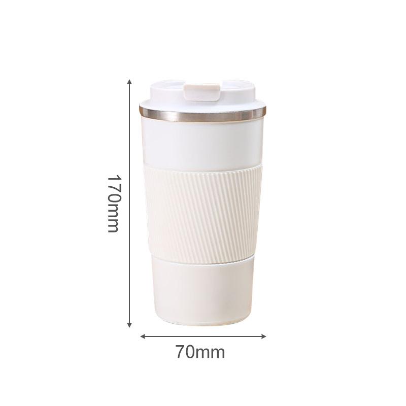 500ml Stainless Steel Thermos Bottle Anti-slip Portable Thermal Mug for Coffee Milk Juice Vacuum Flask Car Insulated Bottle