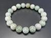 [Sekimachi] Jadeite Bracelet, Genuine Jade, Approx. 10mm, Natural Stone, Trivet, Amulet (Approx. 170mm (Men's Large))