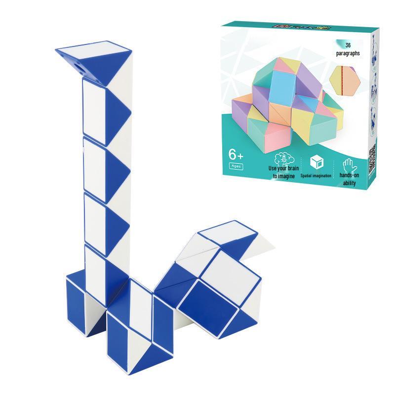 Macaron Magic Cube Set: 24, 36, 48, 60, 72 Sections - Children's Educational Toy Ruler