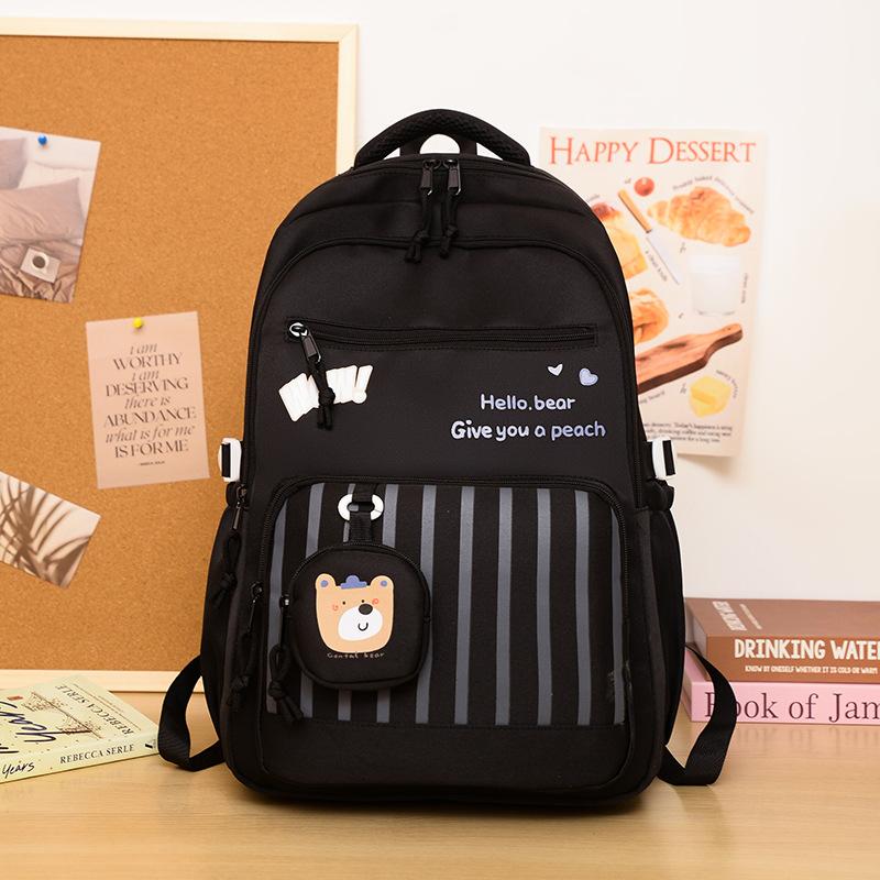 High value, fresh and sweet, candy-colored backpack, lightweight and large-capacity backpack for junior high school students