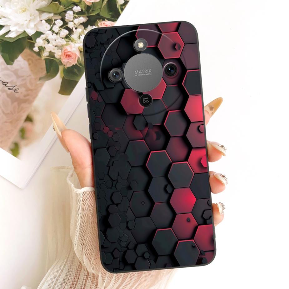 For Honor X9d Case Magic8 Lite Cute Fashion Cartoon Cover Soft TPU Phone Case For Honor Magic 8 Lite X 70 HonorX9d HonorX70 Bags