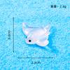 10-30pcs Cute Manta Ray Luminous Ocean Animal Ornament Resin Craft Cute Ocean Animal Miniature Figurines DIY Mini Animals Statue
