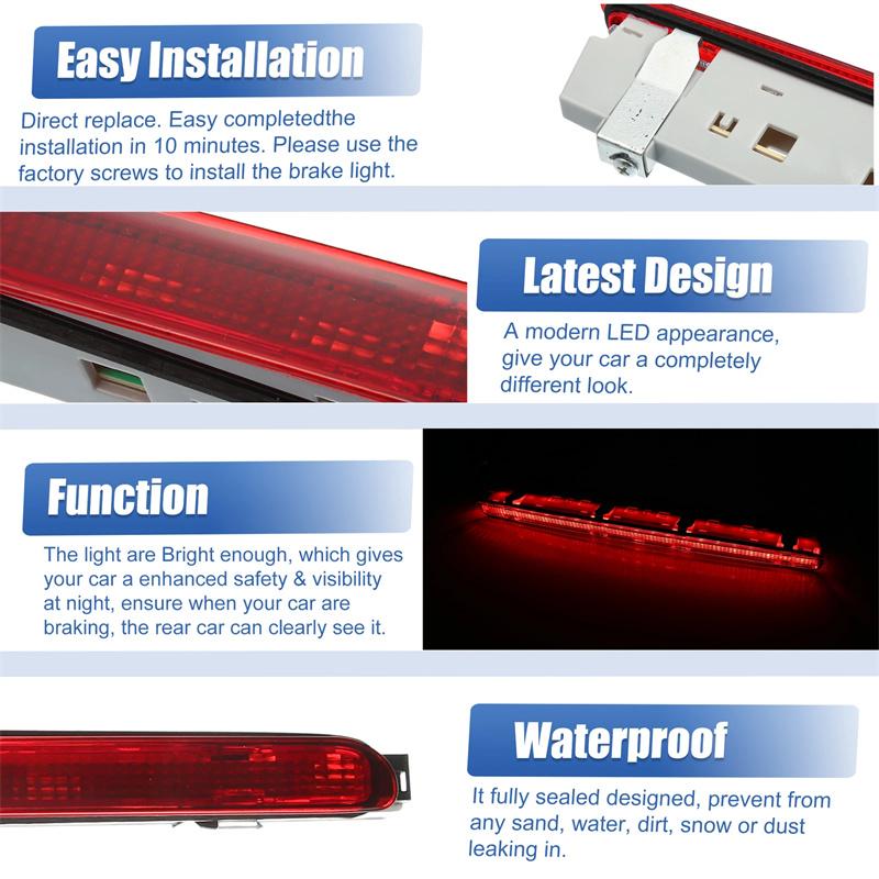 LED Rücklicht Bremslicht Warnlicht Auto Stoßstange Hinten Glühbirne Hohe Qualität Auto Für Benz E-Klasse W203 2038200156 A2038201456