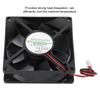 SHLF0812LHE 12 DC12V 0.51A 8CM 2Pin Large Air Volume Cooling Fan Cooler