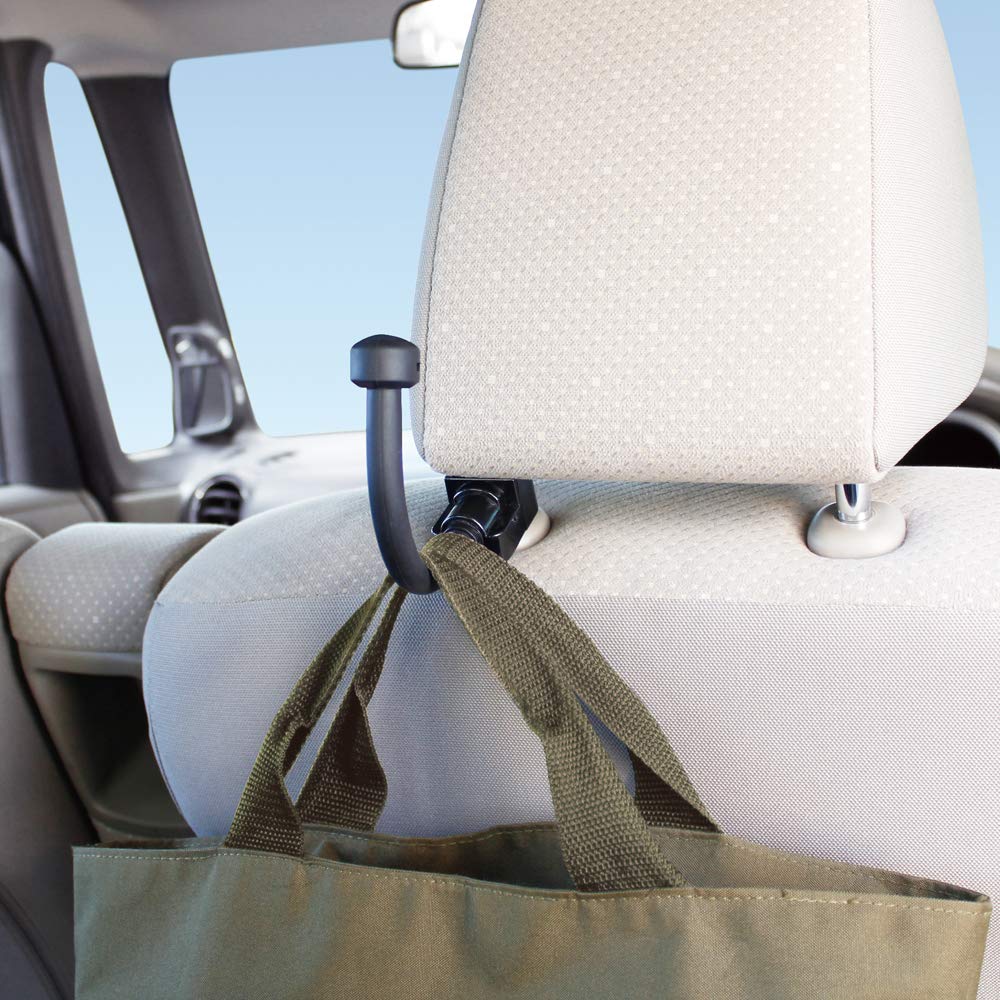 Tsuchiya Yac Flexible Car Hook for Shopping Bags and Luggage, Black, ZE-28