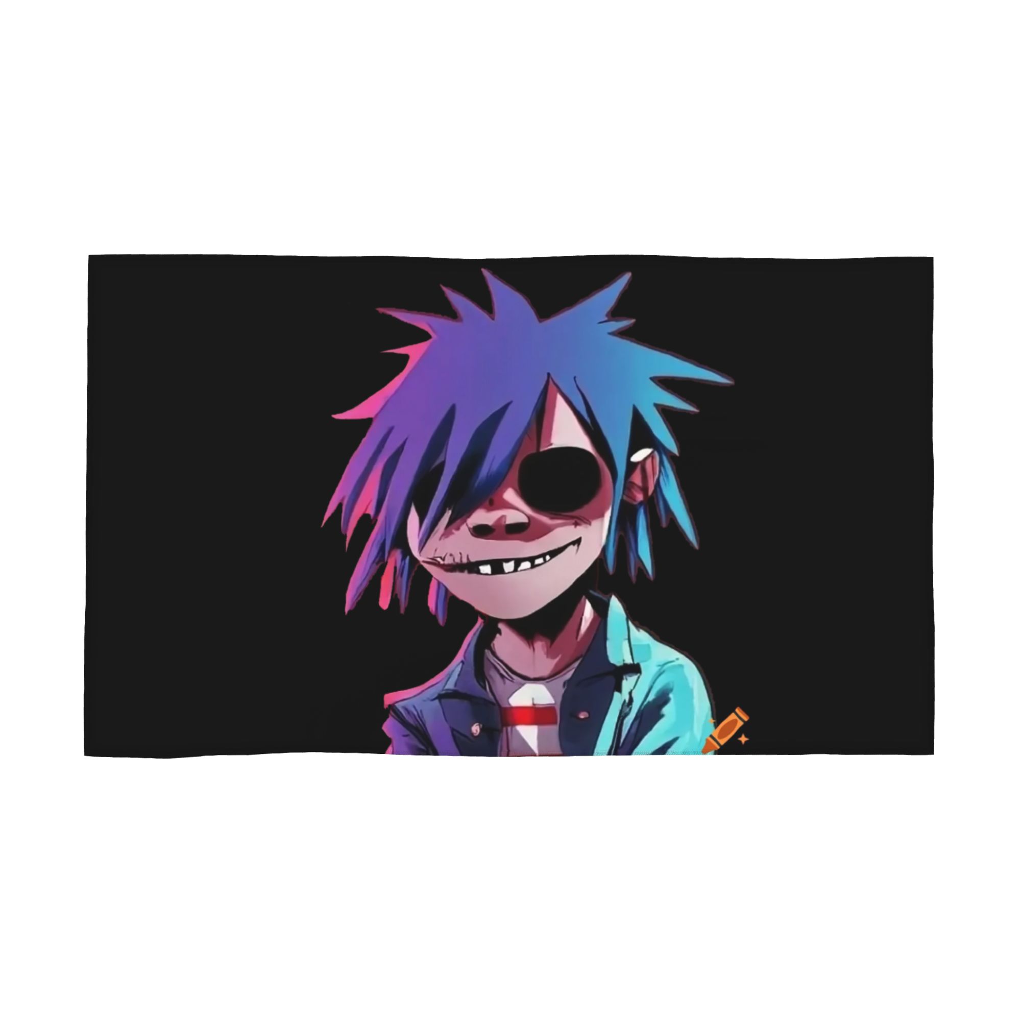 

Gorillaz Soft Face Towel Quick Dry Pool Bath Cotton Towels Absorbent W30*H60(CM)