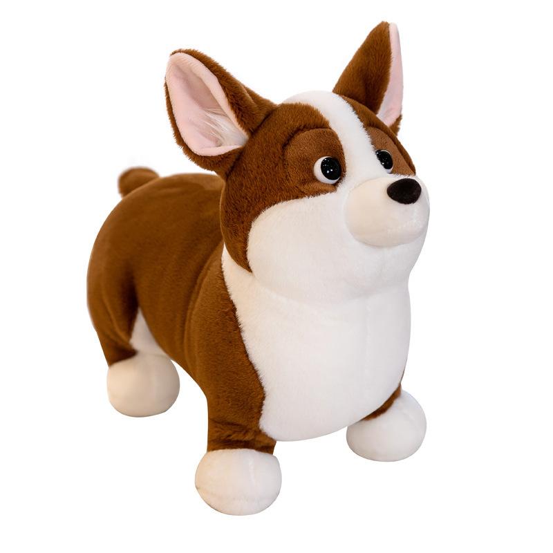 Plushy Toy Corgi Doll Kids Girl Birthday Gift Home Decoration Pillow Presents