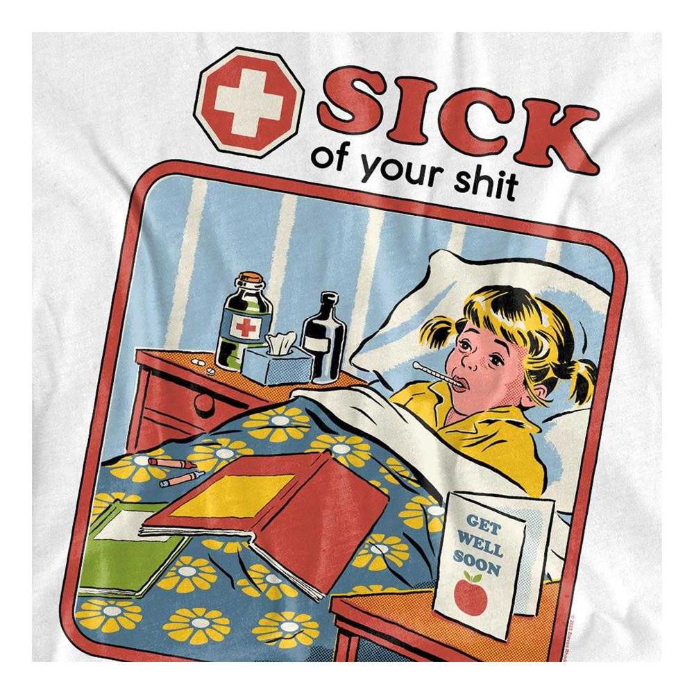 Steven Rhodes Unisex Adult Sick Of Your Shit T-Shirt