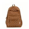 Schoolbag1011 New Textured Student School Bag Corduroy Bow Niche Versatile Backpack Large Capacity Commuter Backpack