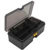 Fishing Gear Storage Box Plastic Gray Multifunctional Double-Layer Bait Box Ten Compartments Easy Assembly Fishing Bait Tool Box