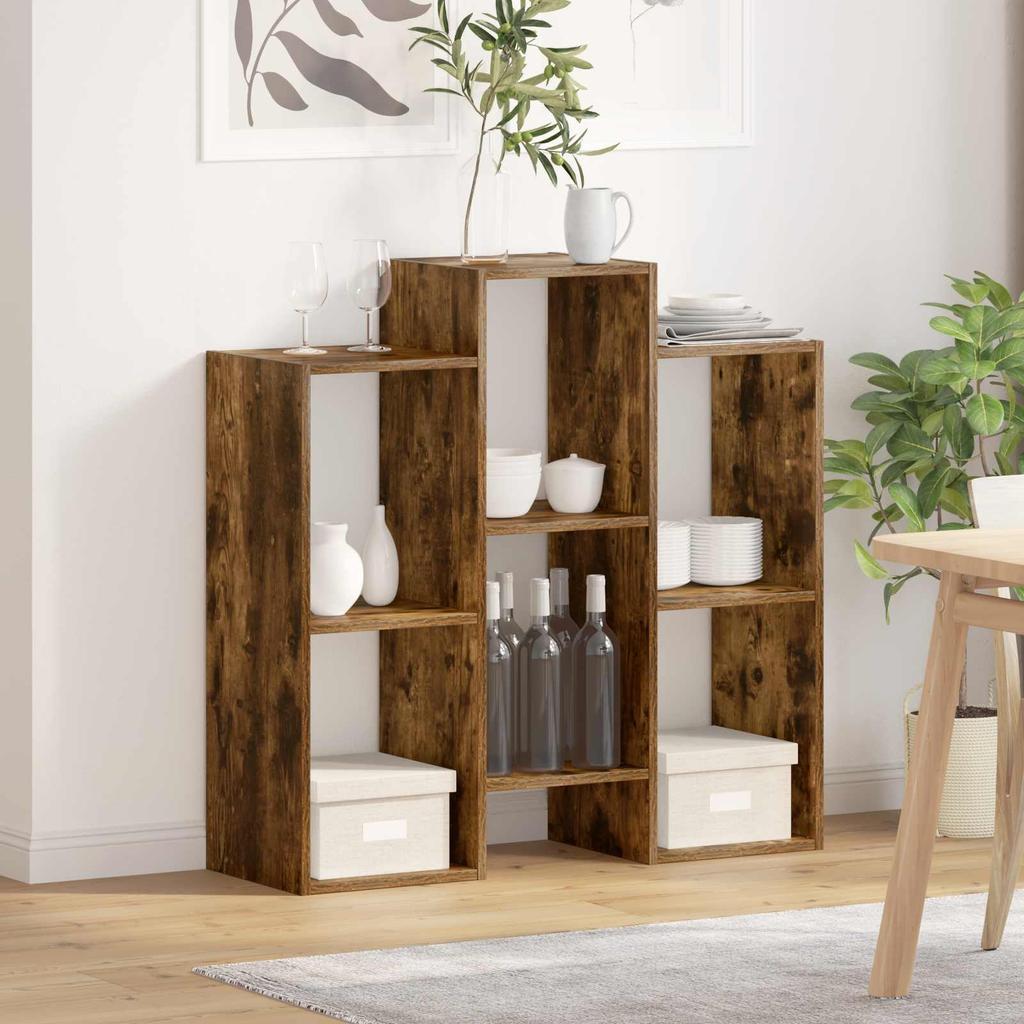Sideboard Smoked Oak 90 x 30 x 90 cm