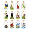 Non-Toxic New Product Simulation Animal Series Creative Children'S Toys Bottled Building Blocks Flamingo Seahorse Educational Gift Model