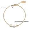 Empress Dowager Saturn Pearl Necklace & Bracelet Set - Women's Luxury Paperclip Design Accessories