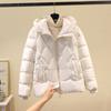 Women's Hooded Coat Ladies Winter Cotton Coat Thickened Warm Jacket