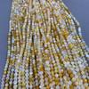 Natural Limpet White Round Beads - High Gloss Seawater Shell for DIY Jewelry & Handmade Bead Crafting.