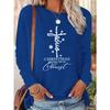 Women's Casual Round Neck Long Sleeve T-Shirt
