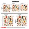 2pcs,2D Plane Printing Print Curtains Christmas Tree Bauble Floral (2) Polyester Woven (without Rod) All Seasons for Living
