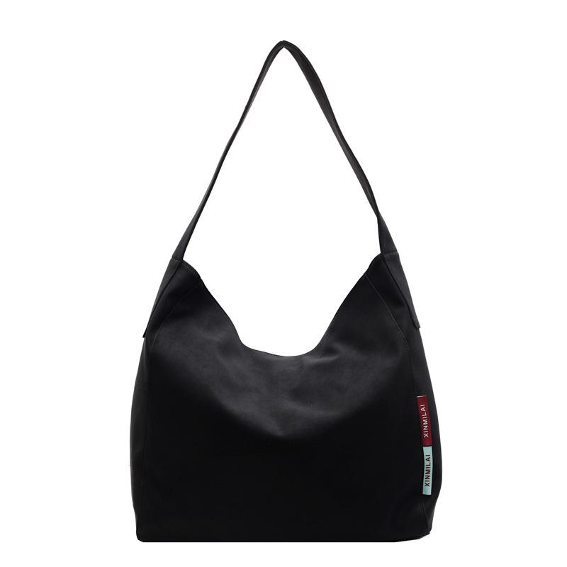 Lazy Wind Large Capacity Tote Bag Women's 2025 New Winter Retro Fashion Shoulder Bag Versatile Underarm Bag