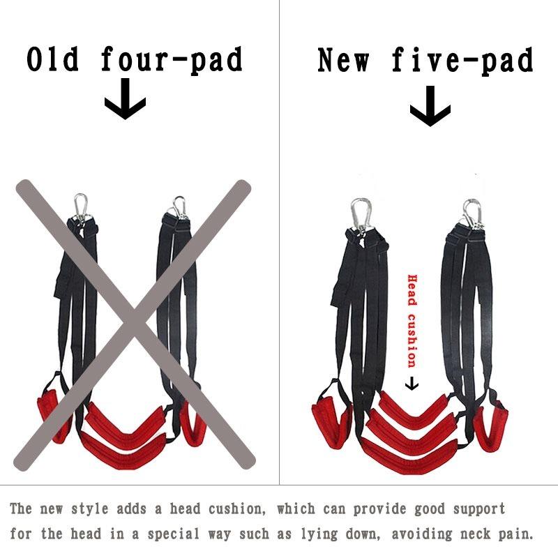 Soft Material Sex Swing For Couples Sex Furniture Fetish Adult Game Chairs Hanging Door Swing Sex Erotic Toys