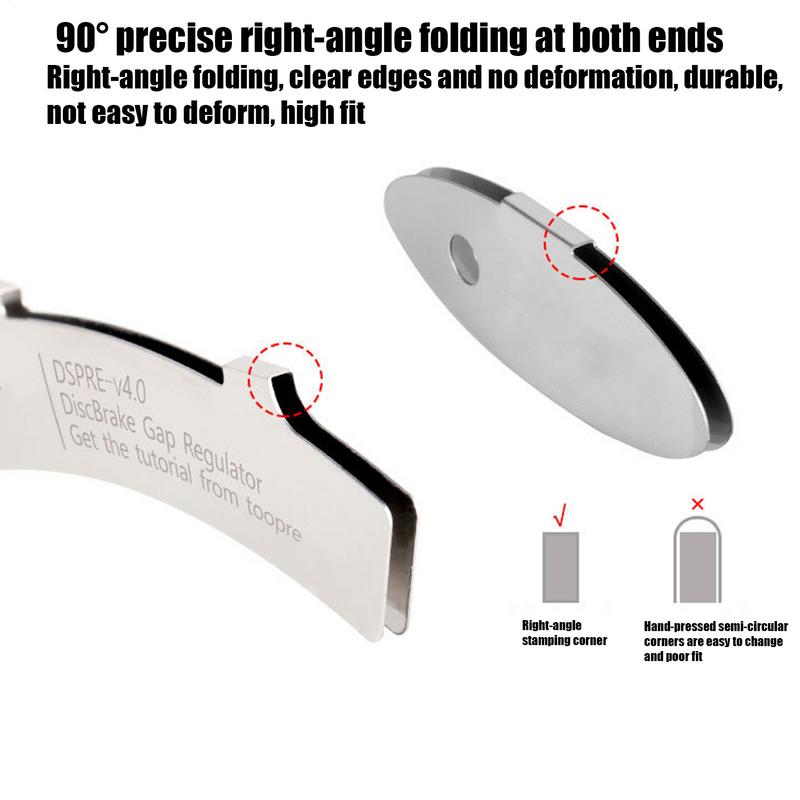 Bicycle Disc Brake Pad Adjustment Alignment Tool Plate Brake Rotor Adjustment Bicycle Brake Adjustment Pad Cycling Repair Tool