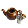 LONDON POTTERY Farmhouse Teapot, 2-Cup, Rockingham Brown, 580131