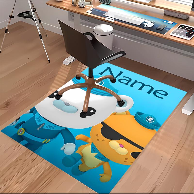 Custom personalization Octonauts Print Area Rug - Soft, Washable Non-Slip Indoor Mat,Living Room,Home&Office Decorative Rug
