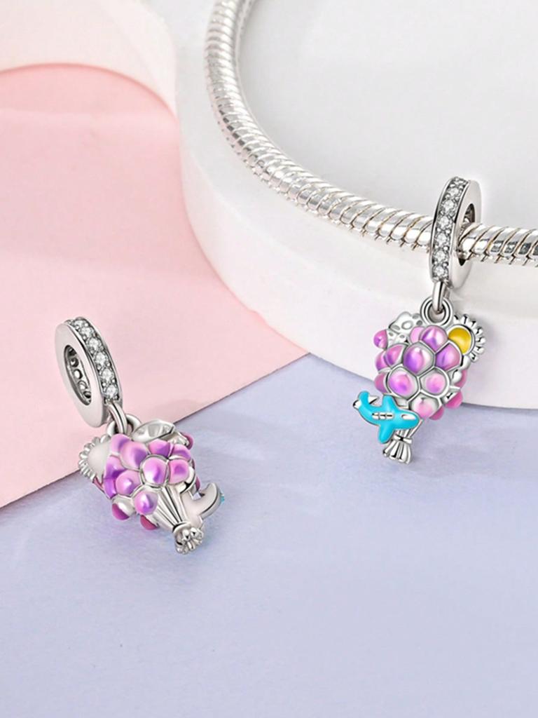 Charm Copper Colors Balloon Cloudsbead For Original Bracelet Diy Beads Charms Jewellery Making Gift For Women Styfne