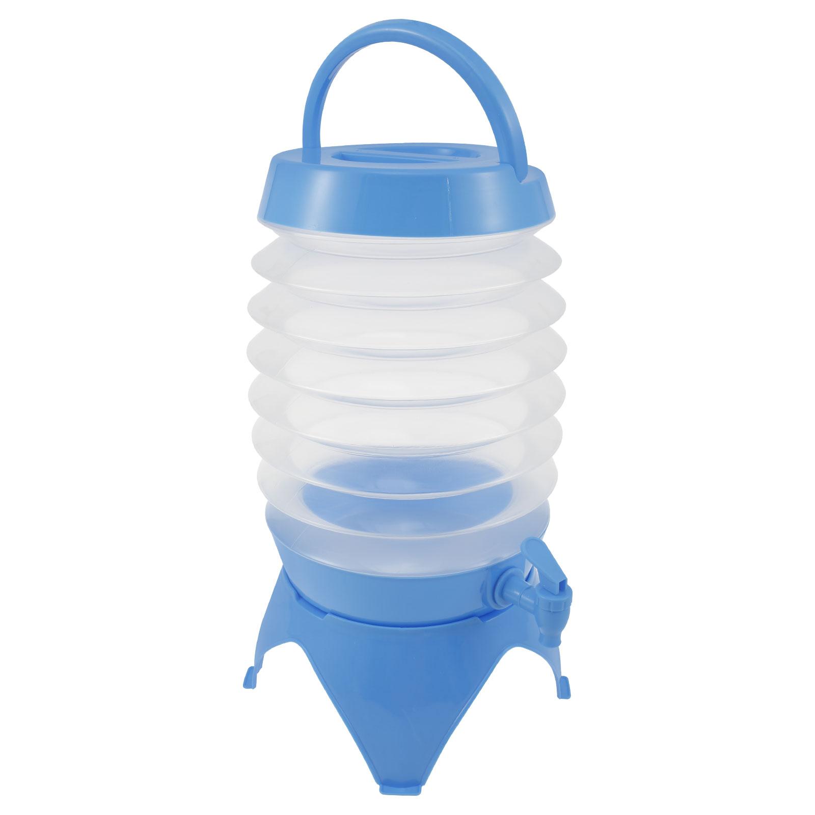 Water Dispenser Kettle Drink Beverage Jug Fridge Container Collapsible Camping Pitcher Portable Outdoor Camping Drink Dispenser