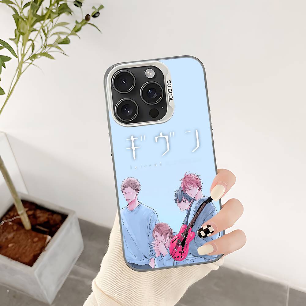 

Given Yaoi Anime Phone Case For IPhone 17 16 15 14 13 12 11 Pro Max Plus Color Shockproof Back Silver Cover iphone12